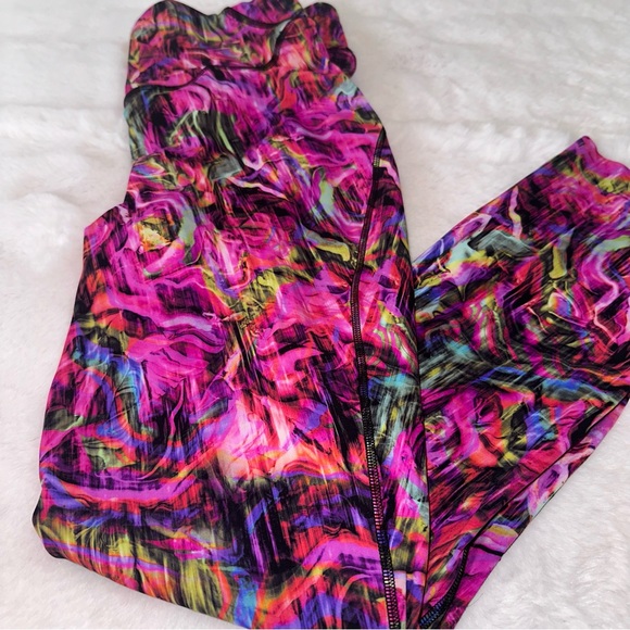 Lululemon Base Pace Hyper Flow Pink Leggings sz 8 - Picture 11 of 11